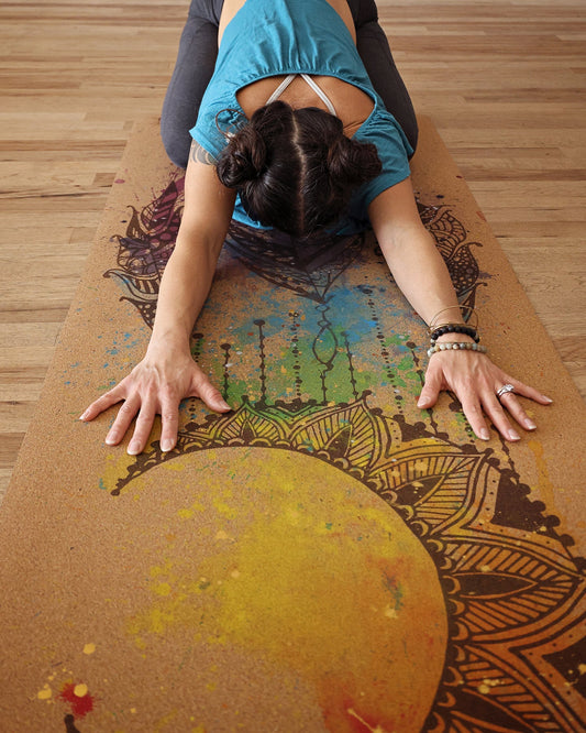 Why cork yoga mats are the best option for hot yoga! - ilāSTRATE™