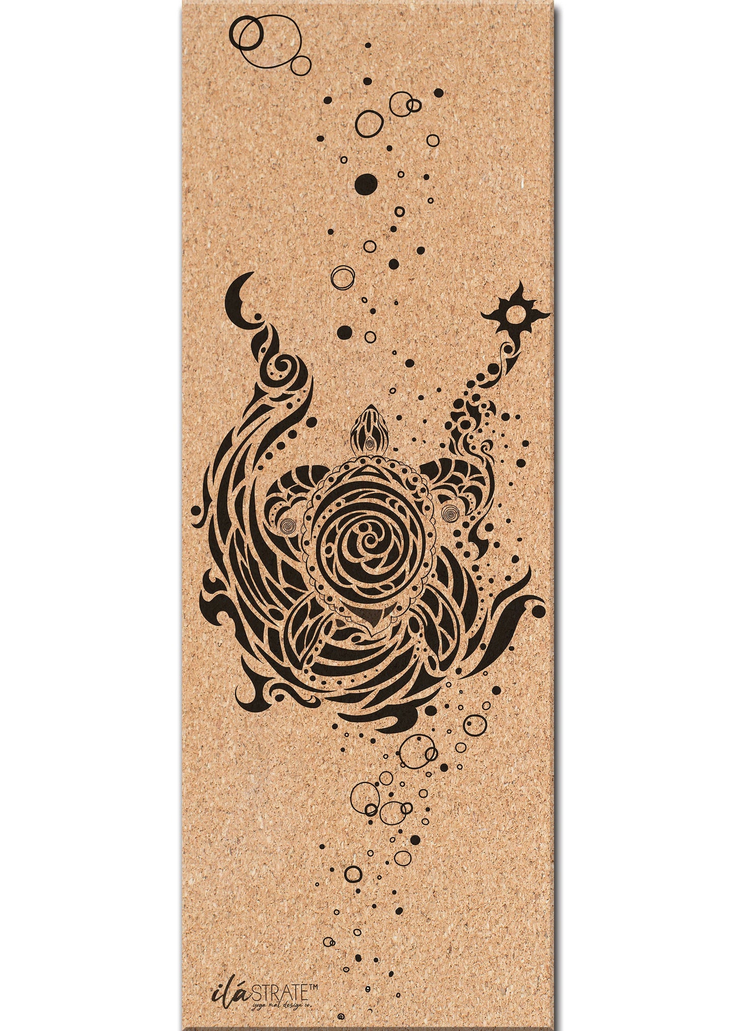 Tribute to Keya (Turtle) WANDERER Cork Yoga Mat