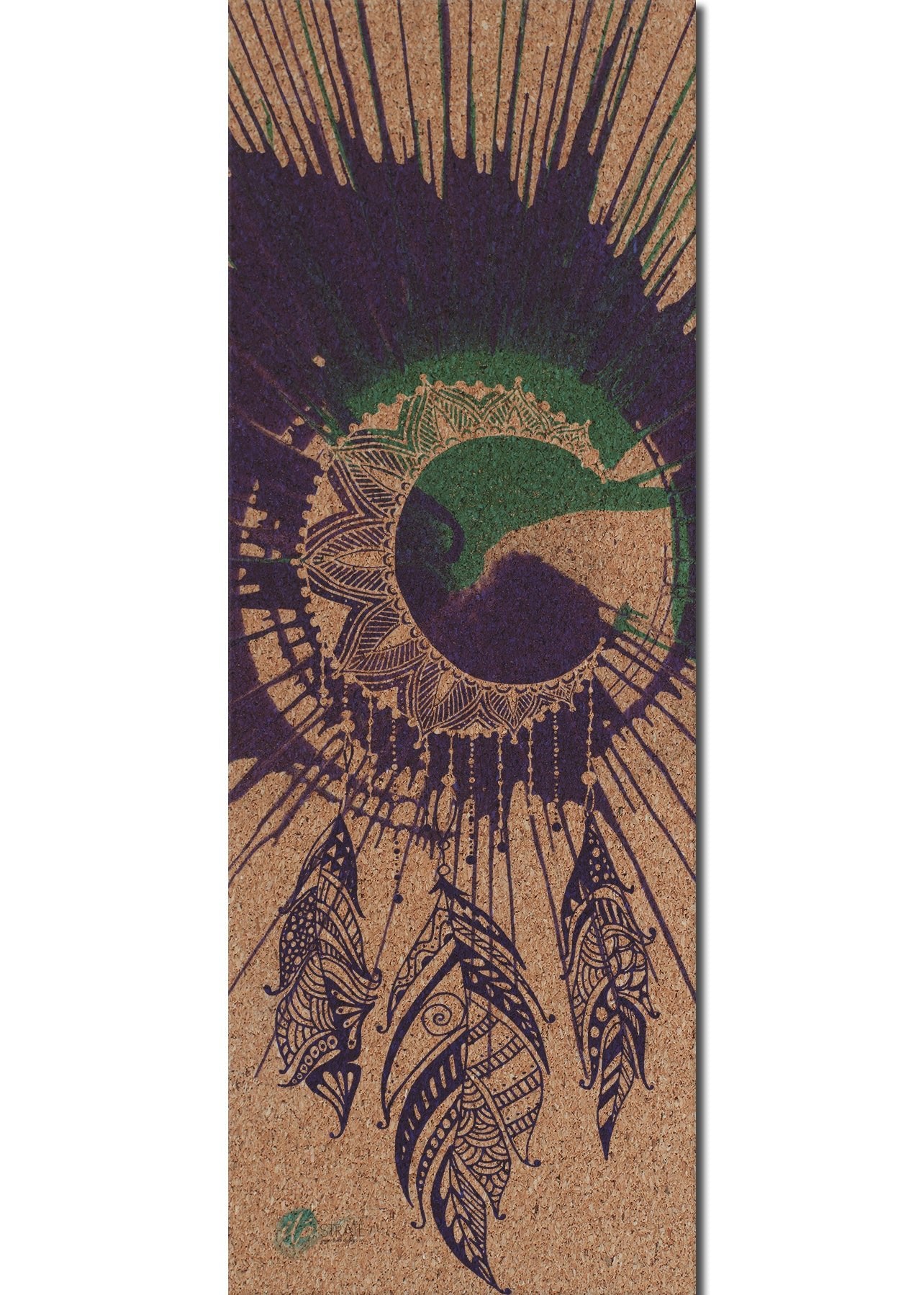 Daydreamer Cork Yoga Mat - Yoga Mat - Printed Cork - ilāSTRATE™ - 