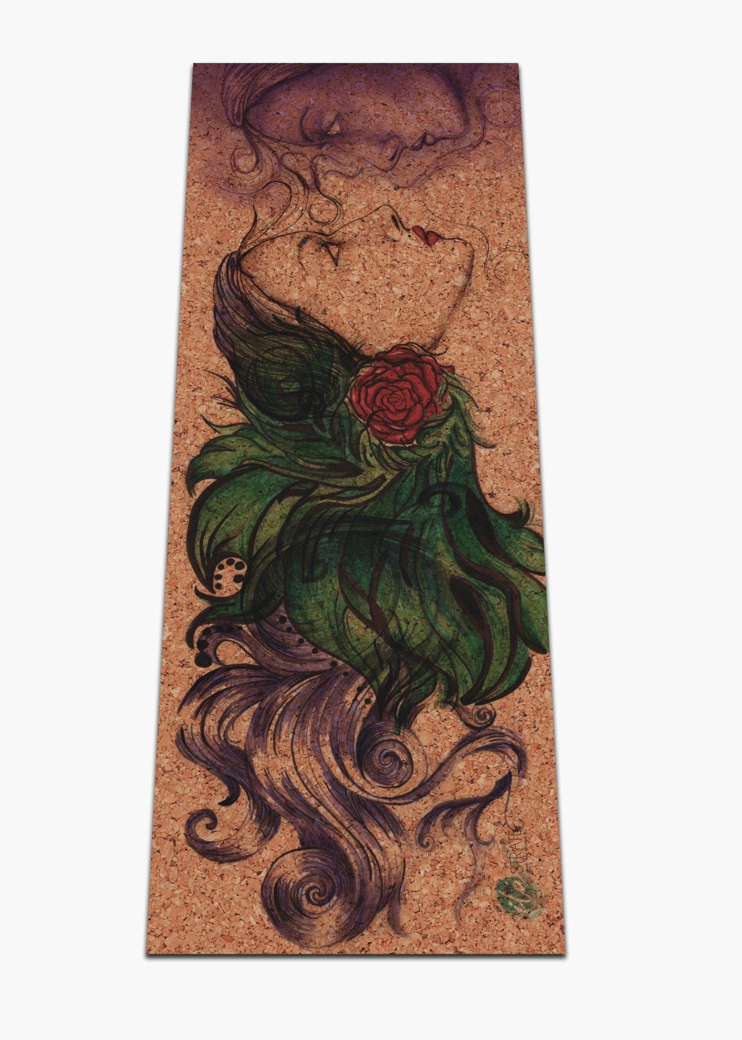 Spirit Cork Yoga Mat - Yoga Mat - Hand Painted - ilāSTRATE™ - 